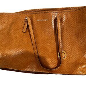 Michael Kors leather tote bag
